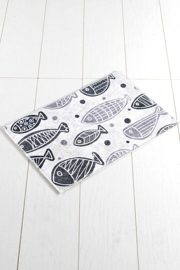 Lenjerii Deosebite Non-Slip Bath Mat Fish Djt 40x60 cm