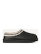 Tasman Winter Men's Slippers with Fur Black