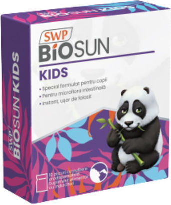 Sun Wave Pharma Biosun Kids Supliment Cu Probiotice Pentru Copii 10 Plicuri Aromă De Vanilie