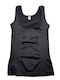 Sleeveless Black Women's Tank Top