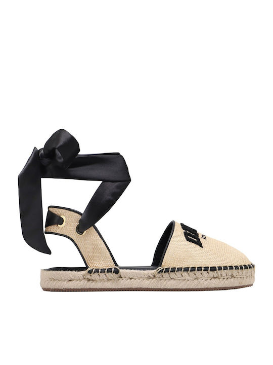 Fabric Women's Espadrilles in Black Colour