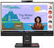 Lenovo ThinkVision T24D-4v IPS Monitor 23.8" FHD 1920x1080 mit Reaktionszeit 4ms GTG