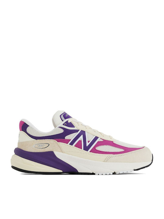 New Balance 990v6 Herren Sneakers Magenta Pop
