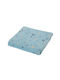 Nef-Nef Homeware Nursery Swaddling Blanket Lanselot Fleece Turquoise 75x110cm