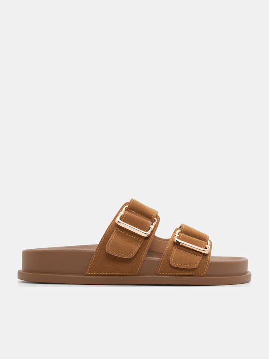Luigi Women's Flat Sandals Flatforms Brown