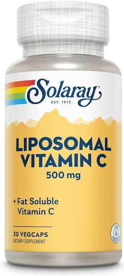 Secom Vitamina C pentru Întărirea Imunității, Piele și Acțiune Antioxidantă 500mg 30 Capsule