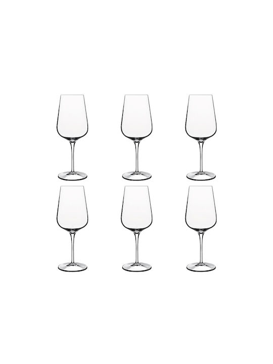 Luigi Bormioli Intenso Set Pahare pentru Vin Alb și Roșu din Sticlă cu Picior 550ml 6 Bucăți