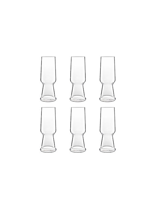 Luigi Bormioli Birrateque Set Pahare pentru Bere din Sticlă 540ml 6 Bucăți