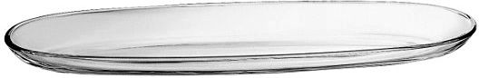 Vidivi Servierplatte Oval Glas Transparent 30x9.5cm
