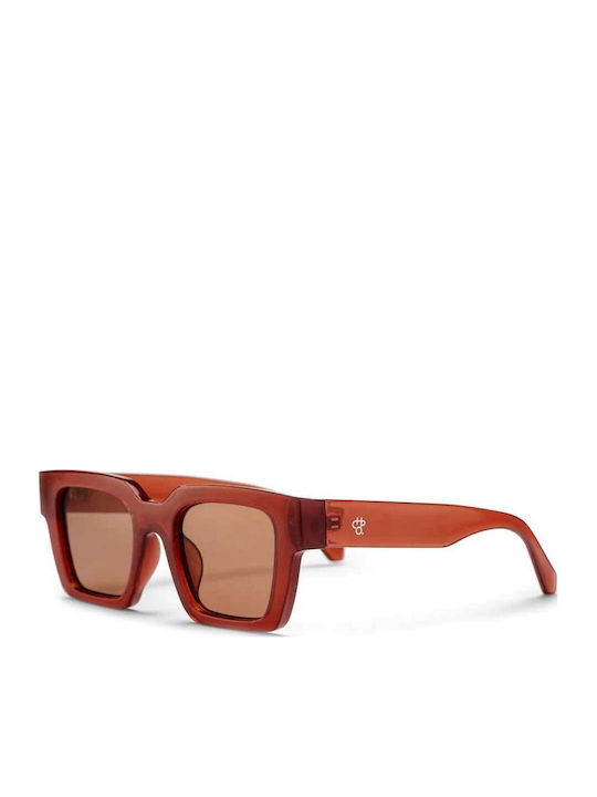 Chpo Women’s Sunglasses With Burgundy Frame And...