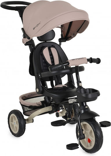 Byox Explore Foldable with Parental Handle for 12 Months Beige