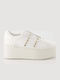 Women's Flatforms Sneakers White