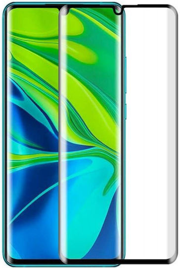 0.33mm Full Glue Full Face Tempered Glass Negru (Mi Note 10/10 Pro)