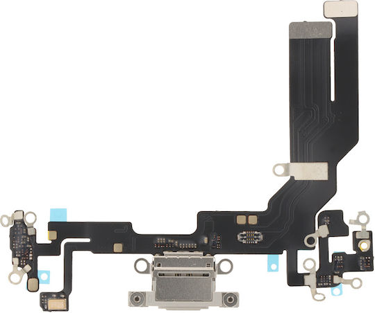 Ladekabel Flex Kabel Für iPhone 16e Weiß