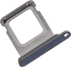 Sim Card Tray Iphone 15 Pro/15 Pro Max Single Card Version Blue Titanium Sim Card Tray Iphone 15 Pro/15 Pro Max Single Card Version Blue Titanium