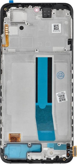 Ecran cu Mecanism Tactil și Ramă pentru Redmi Note 11 4G (Negru)