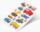 Construction Stickers 15 Pieces