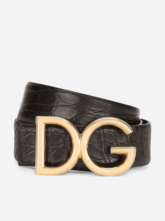 Dolce & Gabbana Men's Belt Leather Black