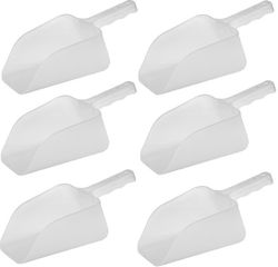 Set 6 Polycarbonat-Shaker 1200ml 19,5x12,5x9,5cm Weiß