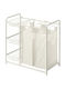 5Five Fabric Laundry Basket 45L 75x41.2x78.7cm White