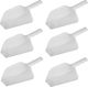 Set 6 Weiße Perforierte Polycarbonat Siebeimer 1200ml 19,5x12xh9cm