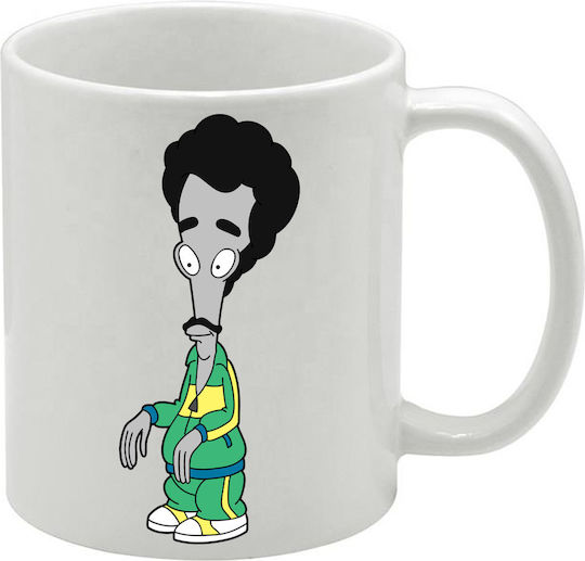 Weiße Tasse American Dad