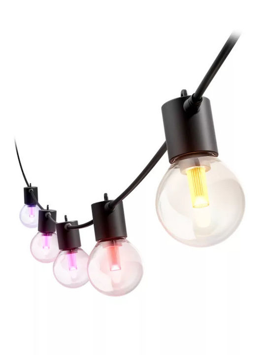 Philips Hue Festavia Garlandă Smart Etanșă Luminițe Garland 21m cu 30 Becuri Philips Hue Festavia Garlandă Smart Etanșă Luminițe Garland 21m cu 30 Becuri