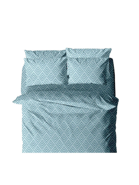 White Fabric Luma Σετ Σεντόνια Μονά 160x260εκ. ...