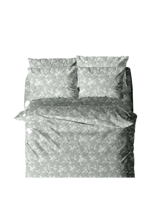 White Fabric Sova Bettlaken Set Doppel 200x260c...