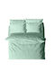 White Fabric Puree Подредба Чаршафи Двойни 200x260см Зелени 4 Бройки