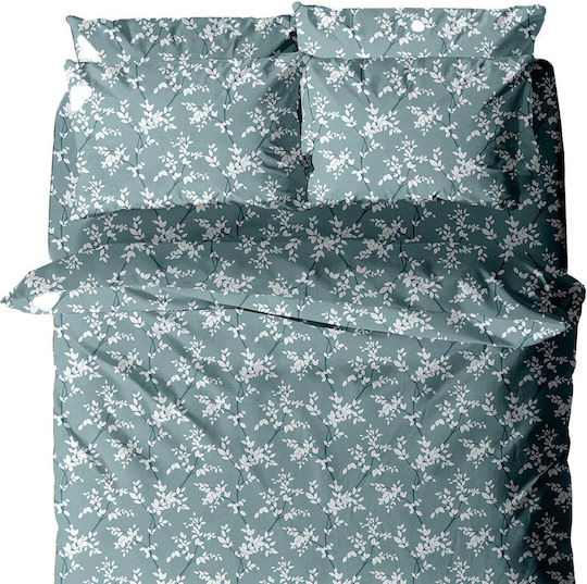 White Fabric Sova Подредба Чаршафи За Двойно Легло 240x260см 4 Бройки