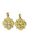 Kontopoulos Pendant Kids Charm Double Sided Constantine Coin Gold 9K P591KR