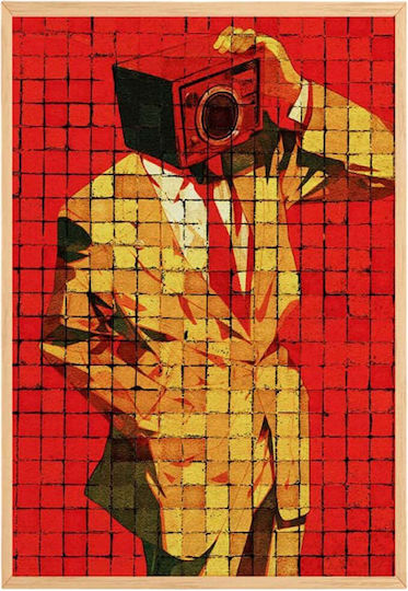 Pop Mosaic Frame 786dkt2102 33x48cm Multi Wallity Vertical Mdf Wood