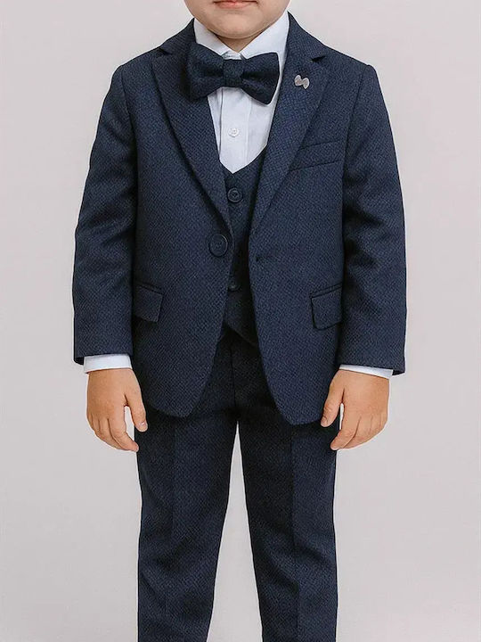 Extan Bebe Costum De Botez Albastru Marin