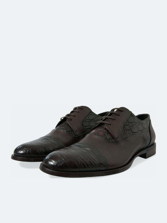 Dolce & Gabbana Δερμάτινα Ανδρικά Casual Παπούτσια Καφέ