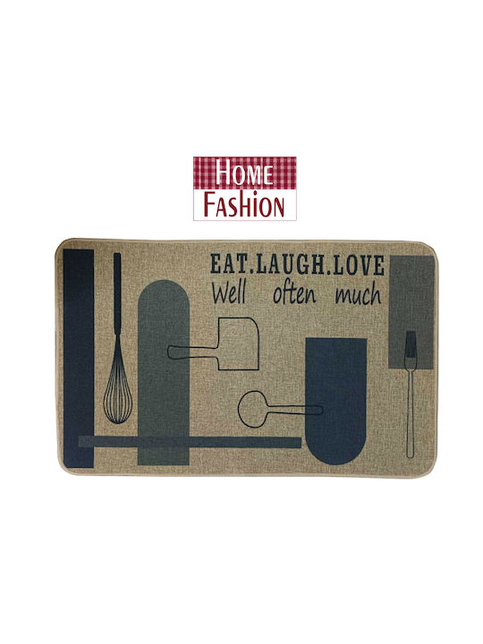 Rectangular Kitchen Mat With Non-Slip Backing Printed 50x80cm