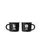 CHartini Poli Keramiktasse Schwarz 70ml