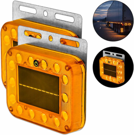 Rchang Set of 2 Solar Road Lights with Photocell IP67