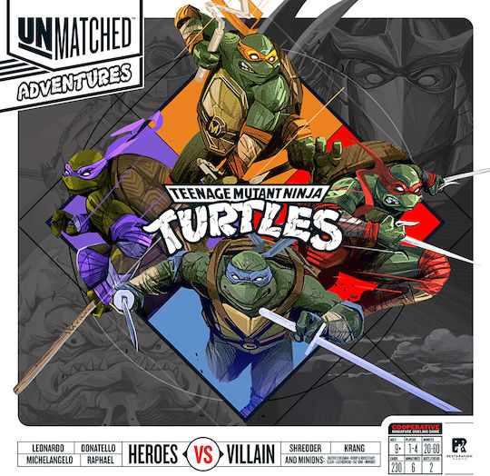 Επιτραπέζιο Παιχνίδι Unmatched Adventures: Teenage Mutant Ninja Turtles για 1-4 Παίκτες 9+ Ετών (EN) Iello