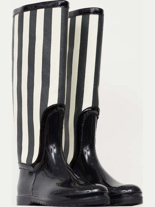 Dolce & Gabbana Damen Gummistiefel Schwarze