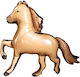 Balloon Heart Frozen Horse Street 45cm