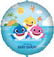 Round Balloon Baby Shark Foil 45cm