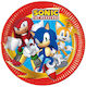 Φαγητού Sonic Πιάτο για Party 8τμχ