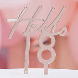 Hello 18 Διακοσμητικό Γλυκών για Party