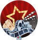Cinema Plate for Party 6 Pieces