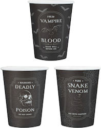 Potion Label Ποτήρι για Party Halloween 8τμχ Potion Label Ποτήρι για Party Halloween 8τμχ
