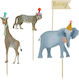 Safari Sweets Decoration for Party 4 Pieces (Various Colors)