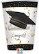 Graduation Glass for Party 6 Pieces