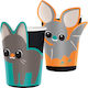 3D Halloween Glass for Party Halloween 8 Pieces