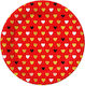 Valentine Food Plate for Party 6 Pieces
